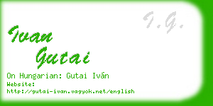 ivan gutai business card
